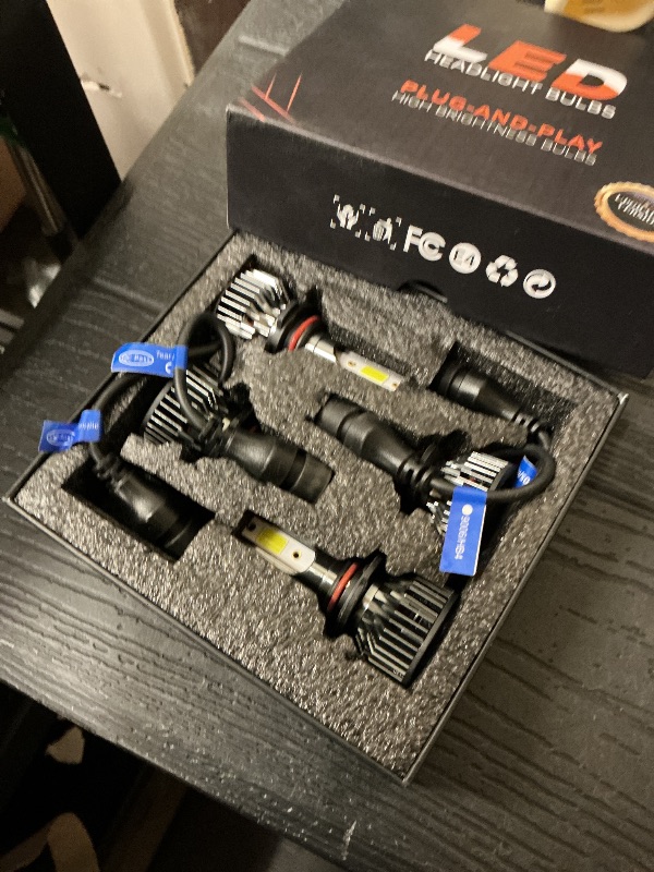 Photo 1 of SPBRTBUB led headlight bulbs, compatible with Honda Civic 2006-2013 led headlights,9005/HB3 High Beam + 9006/HB4 Low Beam, 20000LM led headlights Combo,Pack of 4