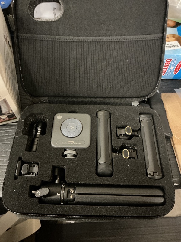 Photo 1 of SmallRig All-in-One Universal Quick Release Phone Video Rig Kit Pro, Phone Stabilizer Rig Kit with LED Light Microphone QR Tripod Dual Handles Power Bank Holder, for Creator & Live Streaming - 4704