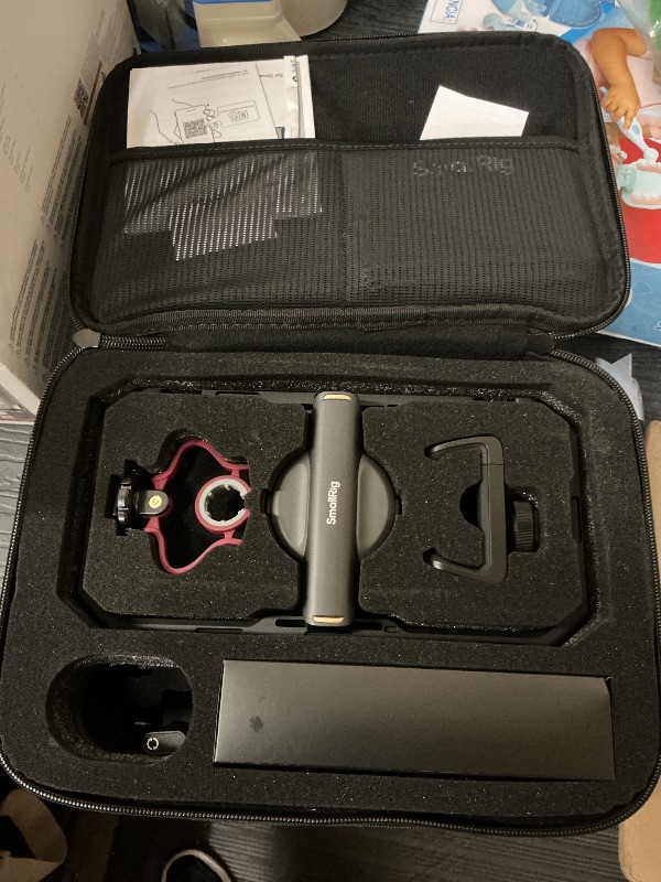 Photo 1 of SmallRig All-in-One Universal Quick Release Phone Video Rig Kit Pro, Phone Stabilizer Rig Kit with LED Light Microphone QR Tripod Dual Handles Power Bank Holder, for Creator & Live Streaming - 4704