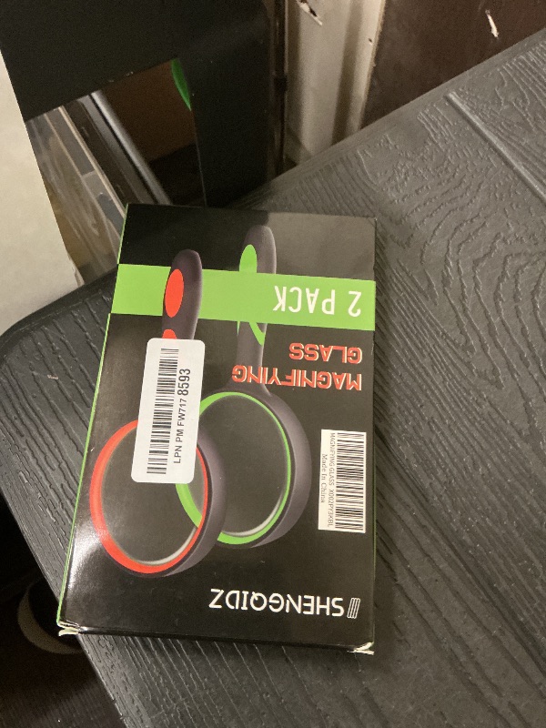 Photo 1 of 2-Set 75mm Hand-Held Reading Magnifier with Non-Slip Rubber Grip, Good for Senior Users, Hobby Exploring & Scientific Activities