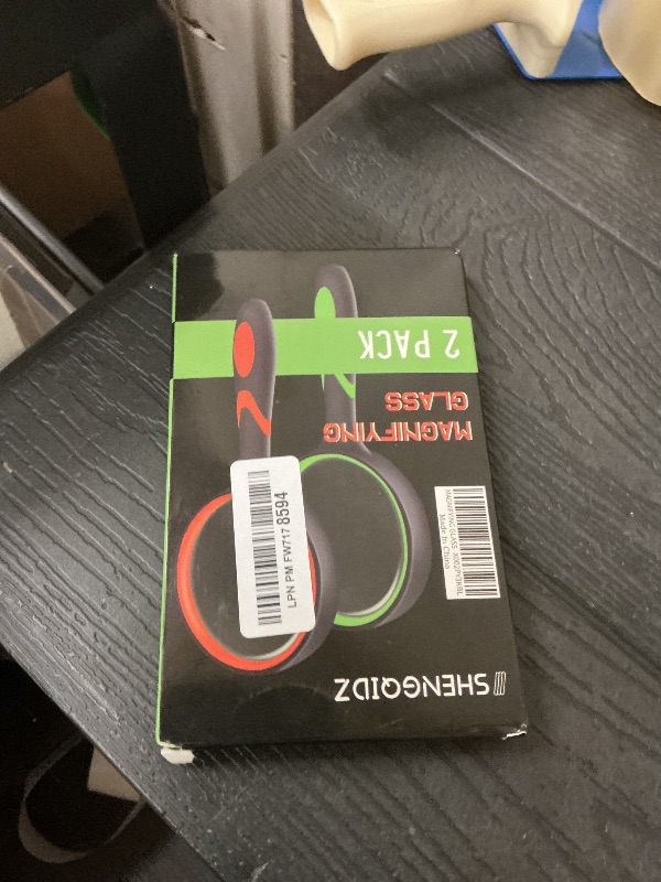 Photo 1 of 2-Set 75mm Hand-Held Reading Magnifier with Non-Slip Rubber Grip, Good for Senior Users, Hobby Exploring & Scientific Activities