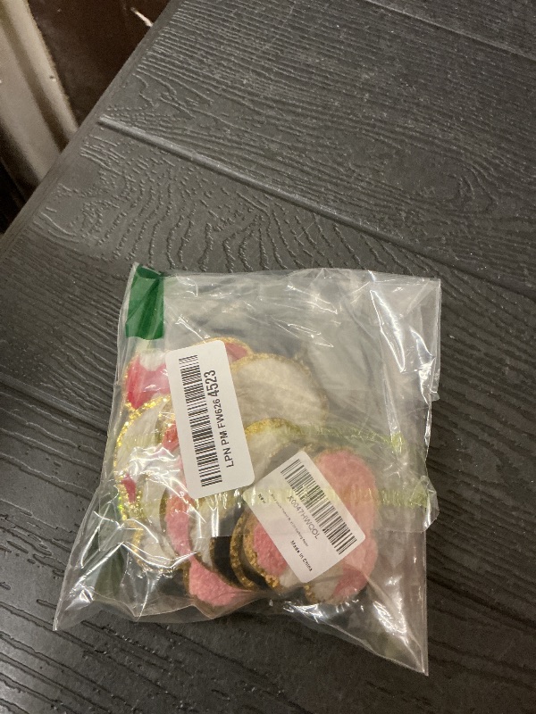 Photo 1 of 20Pcs Mouse Themed Patch, Pink Mouse Chenille Patches Gold Edges Bowknot Iron On Patch for Bags Hat DIY Clothing Repair