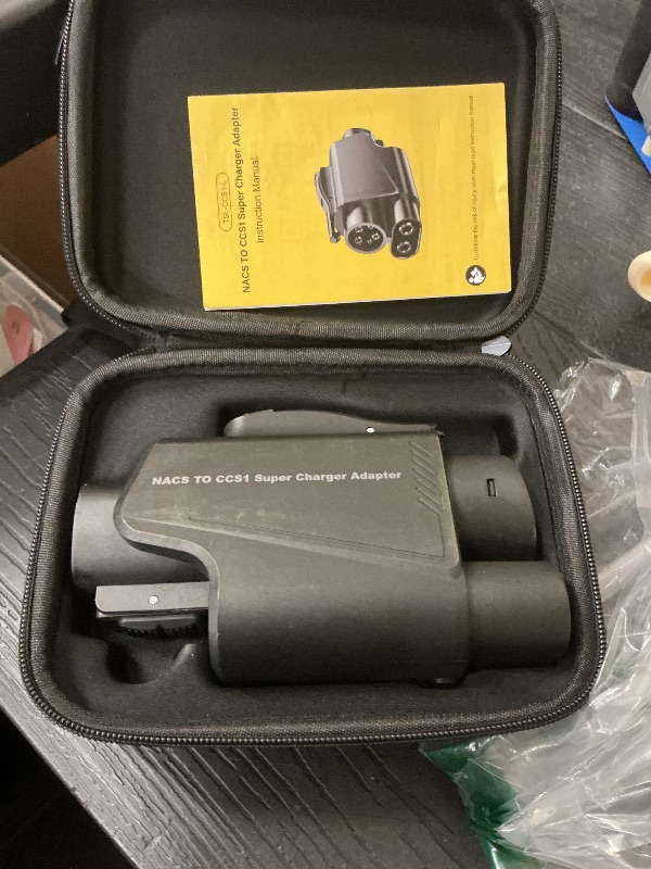 Photo 1 of Tyocle CCS Adapter, NACS to CCS1 Tesla Charger Converter, 250kW DC Fast Charging for Supercharger V1/V2/V3/V4, Compatible with Ford, Rivian, GM, Volvo, Polestar (Not for Tesla EVs)