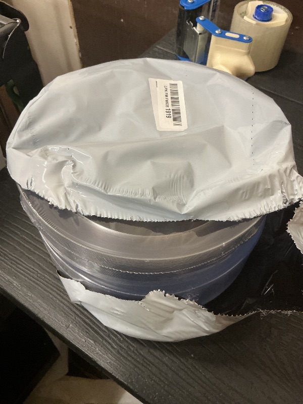 Photo 1 of [9'' 80 Pack] 9'' inch Premium Heavy Weight Crystal Clear Classy Disposable hard Plastic Entree plates