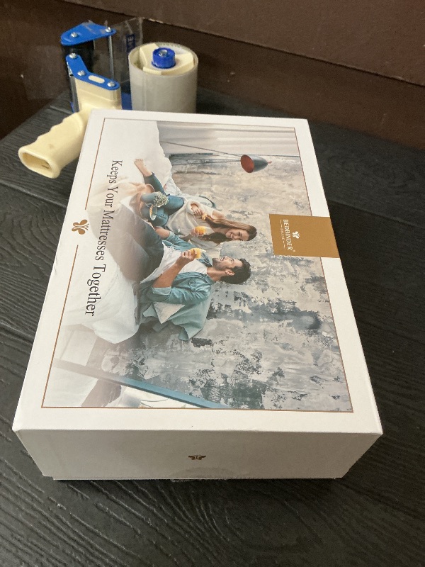 Photo 1 of Split King Gap Filler for Adjustable Bed – Mattress Slide Stopper | Prevent Sliding with Anti-Slip Bed Bridge Connector | Keep Mattress from Sliding – Twin XL Gap Solution | Bedbinder DeLuxe®