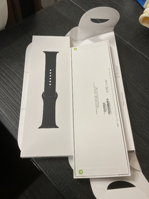 Photo 1 of Apple Watch Series 10 [GPS 46mm case] Smartwatch with Jet Black Aluminum Case with Black Sport Band - M/L. Fitness Tracker, ECG App, Always-On Retina Display, Water Resistant