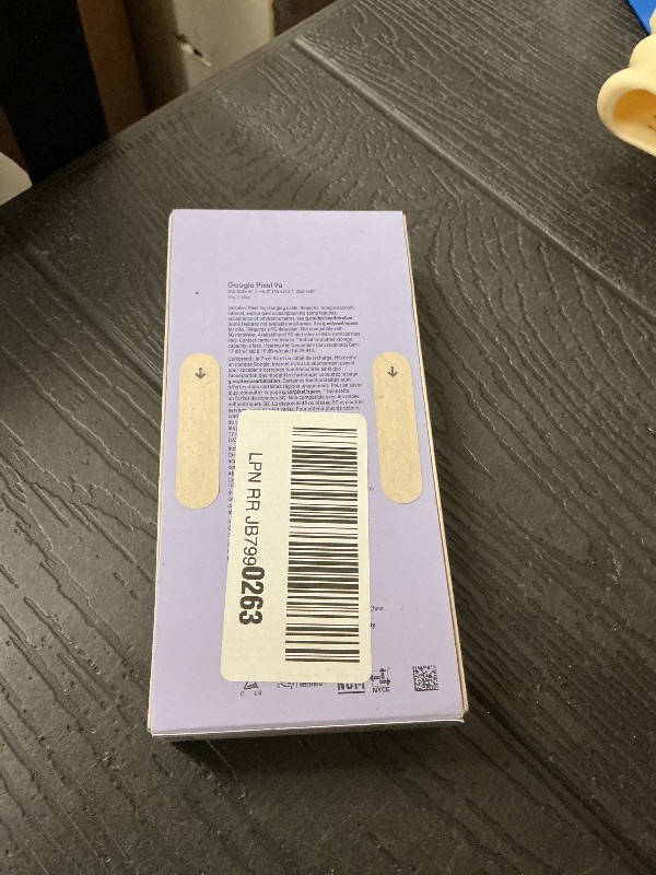 Photo 1 of Google Pixel 9a with Gemini - Unlocked Android Smartphone with Incredible Camera and AI Photo Editing, All-Day Battery, and Powerful Security - Iris - 256 GB