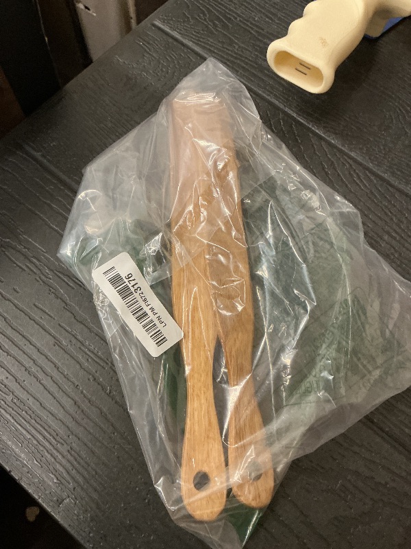 Photo 1 of 2 Pack Wooden Spurtle for Sourdough Starter, Mixing, Reaching Bottom of Jar, Dough Whisk, Long Handle Jar Spatula, Spurtles Kitchen Tools Teak Wood Kitchen Utensils kit for Baking, Cooking