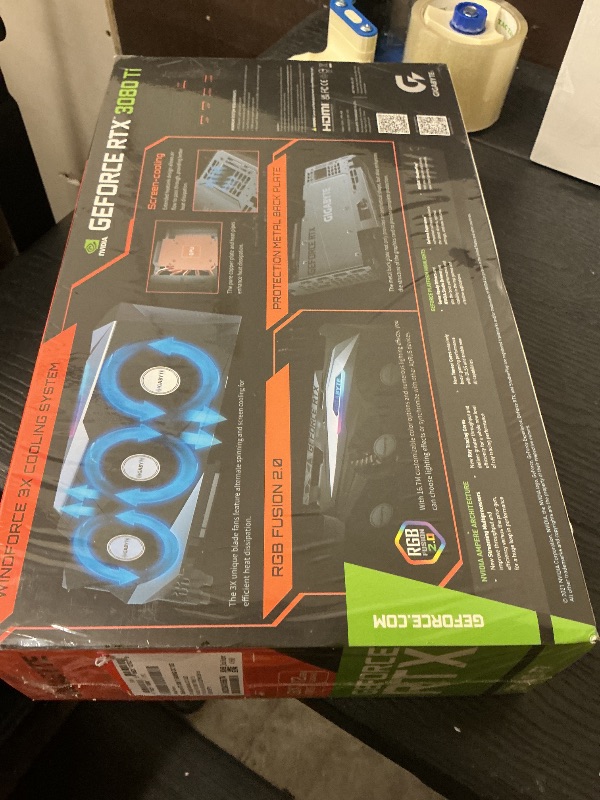 Photo 1 of GIGABYTE GeForce RTX 3080 Ti Gaming OC 12G Graphics Card, 3X WINDFORCE Fans, 12GB 384-Bit GDDR6X, GV-N308TGAMING OC-12GD Video Card