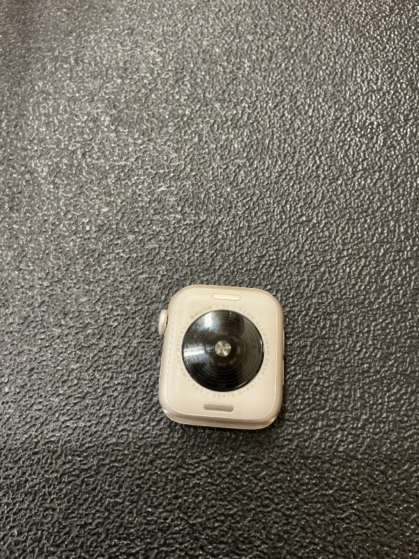 Photo 1 of Apple Watch SE 3 [GPS 40mm] Smartwatch with Starlight Aluminum Case with Starlight Sport Band - S/M. Fitness and Sleep Trackers, Heart Rate Monitor, Always-On Display, Water Resistant