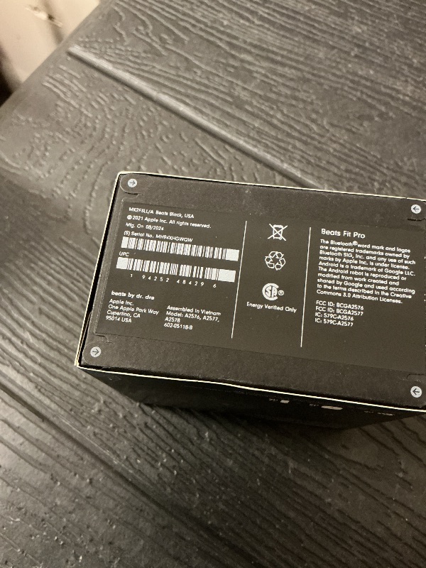 Photo 1 of Beats Fit Pro (1st Gen) - True Wireless Noise Cancelling Earbuds - Active Noise Cancelling - Sweat Resistant Earphones, Compatible with Apple & Android, Class 1 Bluetooth®- Beats Black