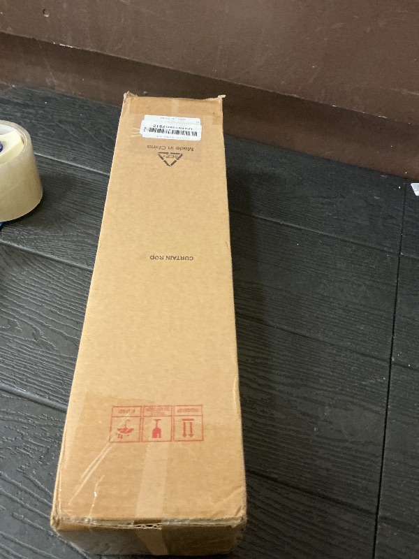 Photo 1 of 2 Pack Antique Bronze Curtain Rods for Windows 48 to 84 Inches Adjustable Length Heavy Duty 1" Diameter Window Curtain Rod with Solid Metal Finials for Outdoor Farmhouse Bedroom Kitchen Living Room