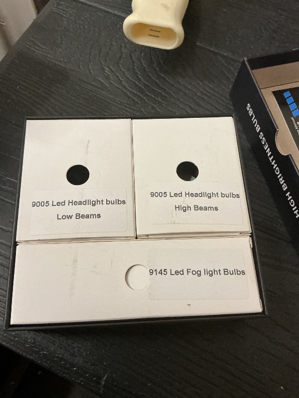 Photo 1 of QIPEIZSP Fit For Dodge Ram 1500 2500 3500 With Projector 2016-2018 Light Bulbs, 9005 High Beam Low Beam + 9145 Fog Light Bulb, 6-Pack