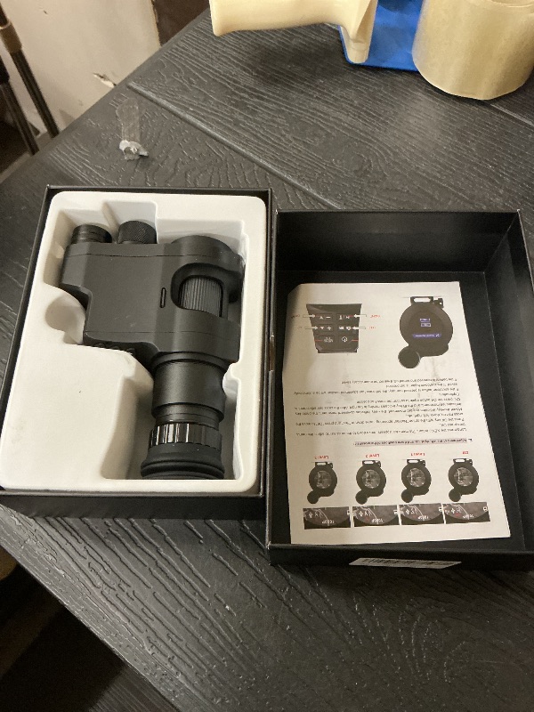 Photo 1 of GOYOJO Night Vision Scope for Rifle Optics, 1920x1080 OLED HD Support Photos & Videos Clip on Night Vision Monocular, Day & Night Observation Range up to 300M