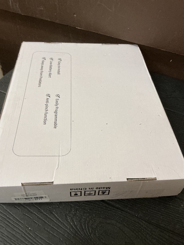 Photo 1 of Automatic Chicken Coop Door Battery Powered, Chicken Door with Timer & Light Sensor, Chicken Coop Door with Anti-Pinch Feature