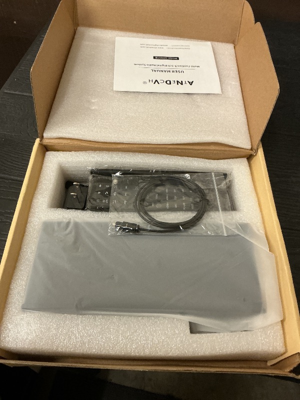 Photo 1 of ATNEDCVH 5.1 Surround Sound Decoder Separator Converter for DTS AC3, 4K 60Hz HDMI 3 in 1 Out, HDCP 2.2 HDR, Digital Analog Audio Video System 192Khz/24Bit, with BT-5.0 Receiver (Black, 4K 60Hz)