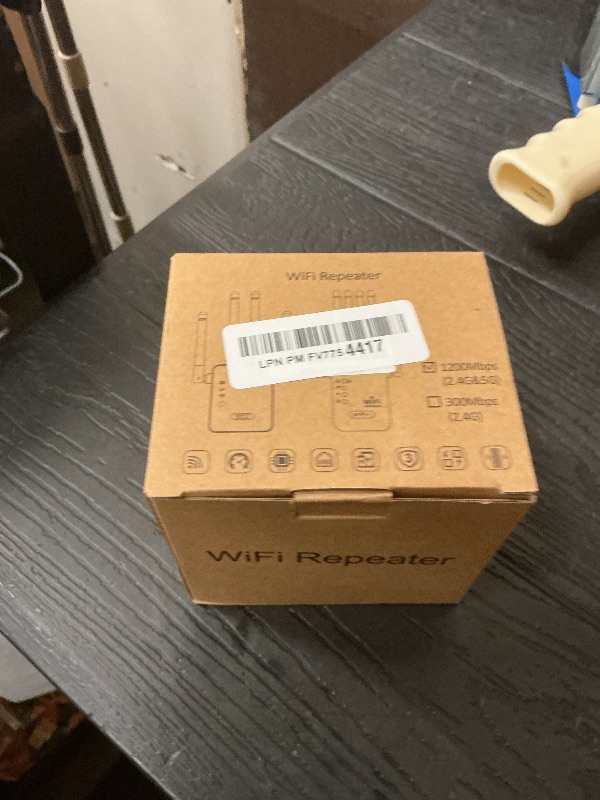 Photo 1 of 1200Mbps WiFi Extender Signal Booster,WiFi Extender Dual Band for Home?New Gen 6X Faster Internet Booster Extender, WiFi Repeater Coverage up to 10K sq.ft and 65 Devices (White)