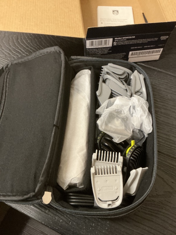 Photo 1 of Norelco Philips Multigroom 9000 Series, All-in-One Trimmer, Beard Trimmer and Hair Clipper, 23-Piece Men's Grooming Kit for Beard, Body, Face, Nose, Ear and Intimate Areas, MG9520/50