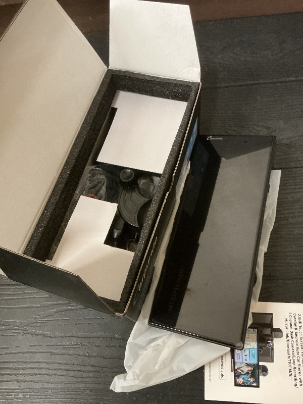 Photo 1 of CARPURIDE W125S 11.26 Inch HD Wireless Carplay & Android Auto Screen, 4K +1080P+1080P Dash Camera for Cars with 64GB Card, with Loop Recording, Bluetooth, Voice Control, GPS, FM, Super Link