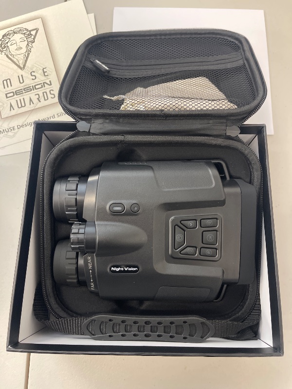Photo 1 of Diyimin 4K Night Vision Goggles for Adults, 2000FT Infrared Night Vision Binoculars with 64GB Card, Tactical Light, 8X Digital Zoom for Outdoor, Camping and Travel