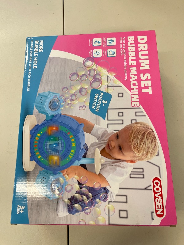 Photo 1 of Automatic Bubble Machine for Kids Toddlers with LED Light -Double Bubble Blower for Indoor, Outdoor, Birthdays, Parties, Weddings and Playtime - Toy Gifts for Girls & Boys 3 4 5 6 7 8 9 10 (Purple)