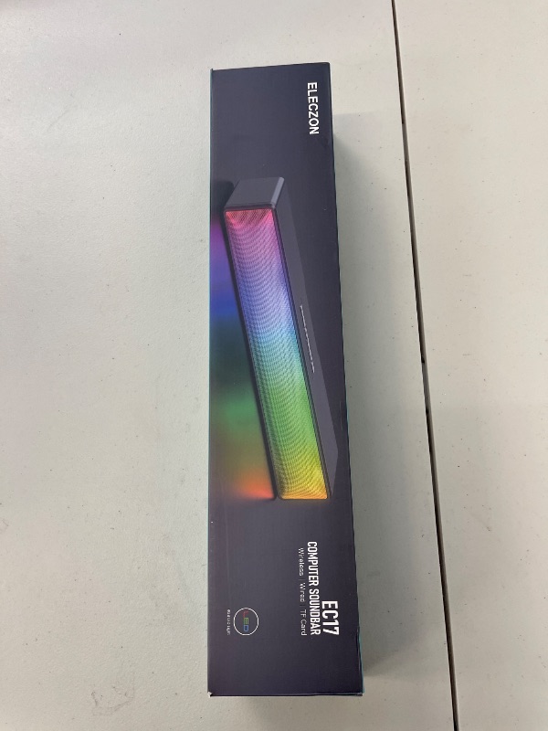 Photo 1 of ELECZON Computer Speakers with Boost Bass, Loud Stereo PC Speaker, for Computer/PC/Desktop/Laptop/Monitor?Gaming/Music/Movies, USB Powered, Button Control, Colored LED Lights, Gift for Him, Black