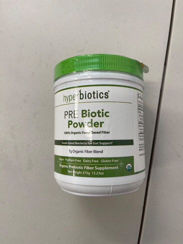 Photo 1 of Hyperbiotics Vital Nutrients Organic Prebiotic Fiber Powder | Supports Gut Health and Digestive Regularity | Soluble Fiber Supplement for Women and Men | Vegan Organic Fiber Powder | 54 Servings