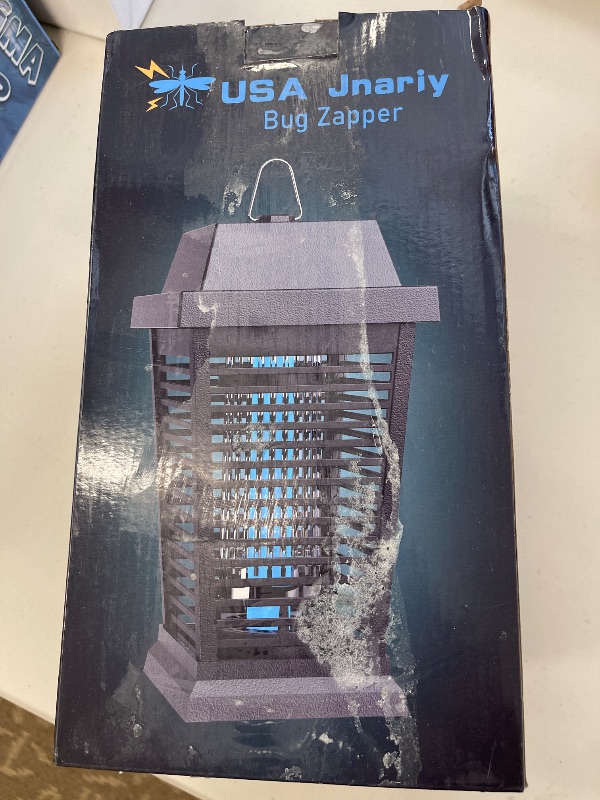 Photo 1 of USA Jnariy Bug Zapper Outdoor Indoor, 4200V High Power Electric Mosquito Zapper, Fly Zappers, Mosquito Killer,3 Prong Plug, 5ft Power Cord Fly Insect Killer Trap Lantern