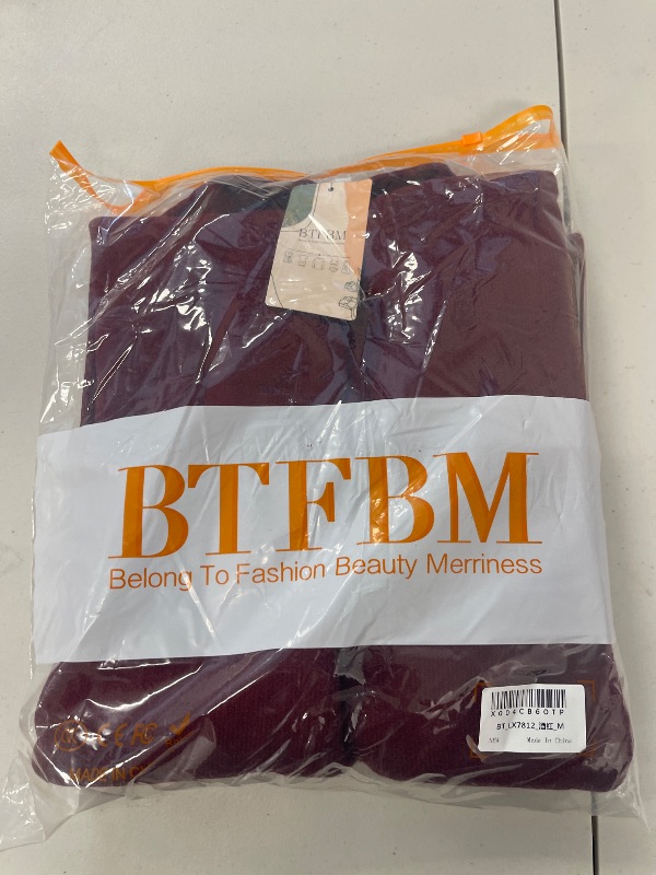 Photo 1 of BTFBM Women's Open Front Cardigan Lapel Coatigan Lady 2024 Fall Winter Jacket Outwear Long Sweater Blazer with Pockets(Wine Red, Medium)