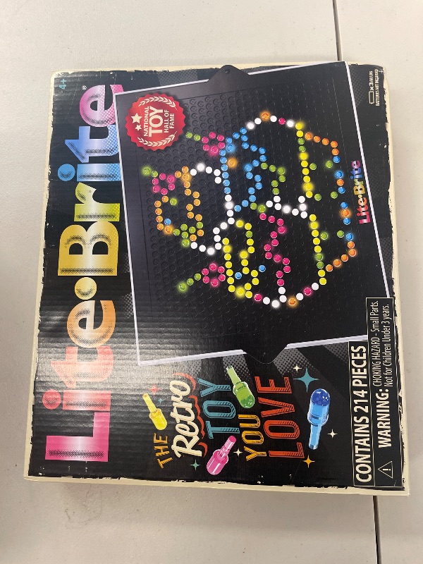 Photo 1 of LITE BRITE TOY