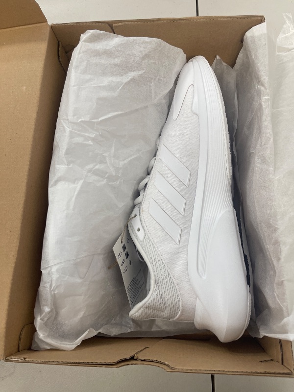 Photo 1 of adidas Men's Alphaedge + Sneaker, White/White/Grey, 9
