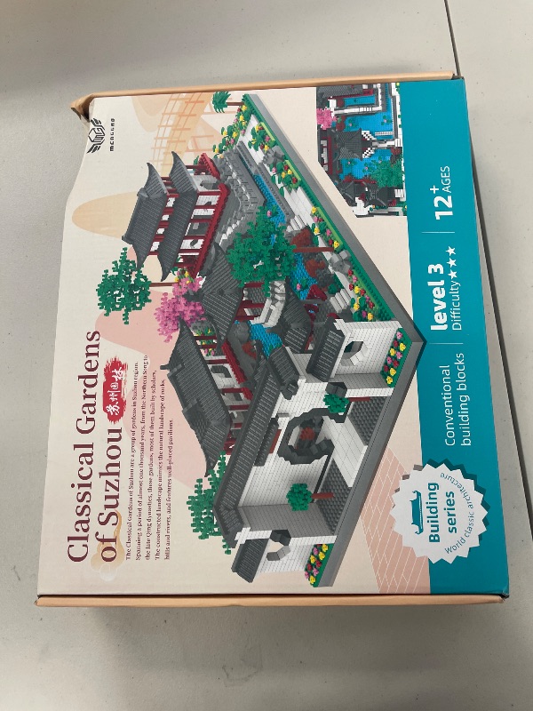 Photo 1 of CuteMelon Micro Building Blocks The Classical Gardens of Suzhou Architecture Set Mini Building Blocks Building Bricks Model Kit Micro Blocks Set Building Kit Gift for Age 14+ Kids Teens and Adults