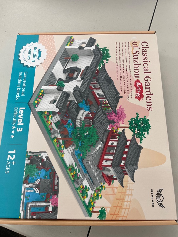 Photo 1 of CuteMelon Micro Building Blocks The Classical Gardens of Suzhou Architecture Set Mini Building Blocks Building Bricks Model Kit Micro Blocks Set Building Kit Gift for Age 14+ Kids Teens and Adults