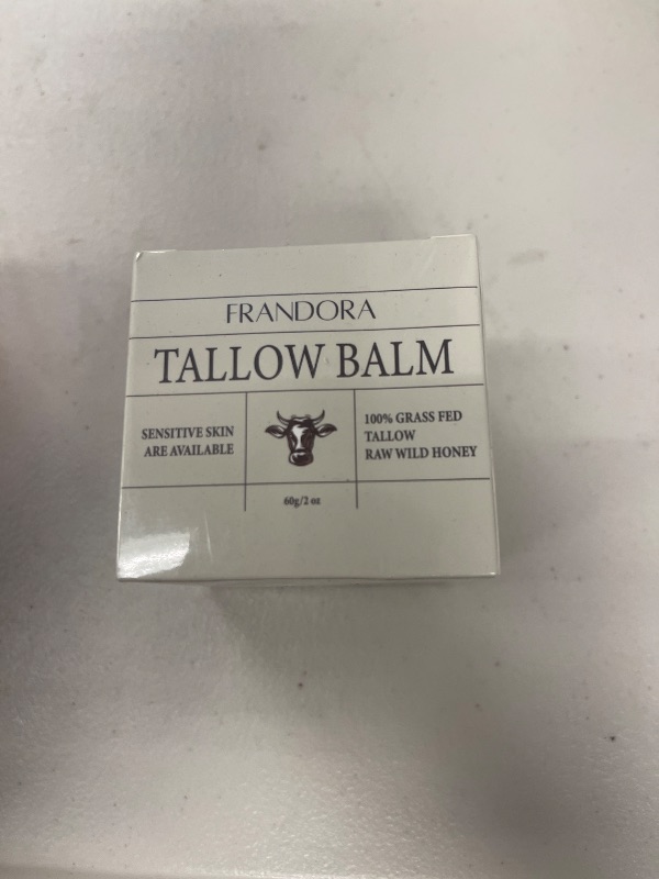 Photo 1 of FRANDORA Beef Tallow and Honey Balm for Skin, All-Natural Moisturizer for Face and Body, Hydrating Grass-Fed Beef Tallow & Raw Wild Honey Blend