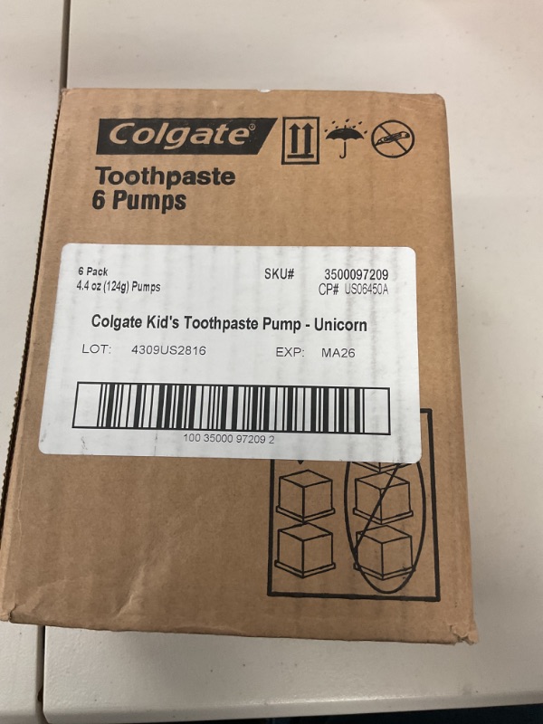 Photo 1 of colgate kid's Toothpaste Pump- Unicorn