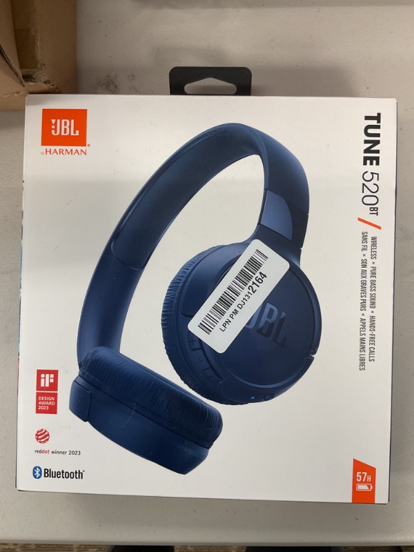 Photo 1 of JBL Tune 520BT - Wireless On-Ear Headphones