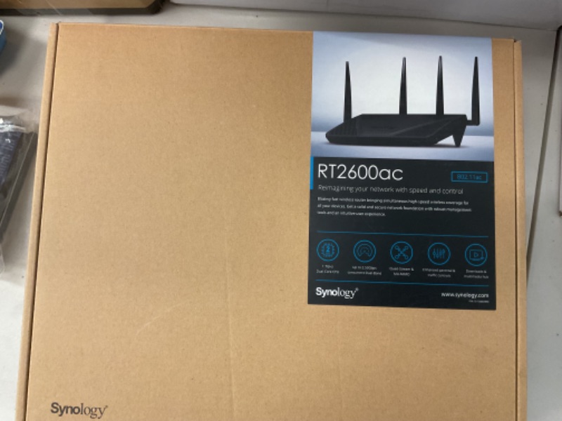 Photo 1 of Synology RT2600AC IEEE 802.11ac Ethernet Wireless Router