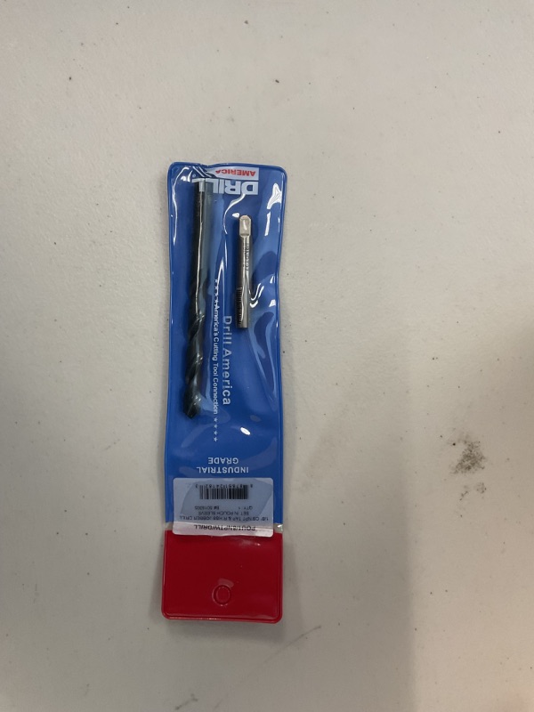 Photo 1 of Qualtech POU1/8NPTW/DRILL 1/8" Carbon Steel NPT Tap and R HSS Drill Bit