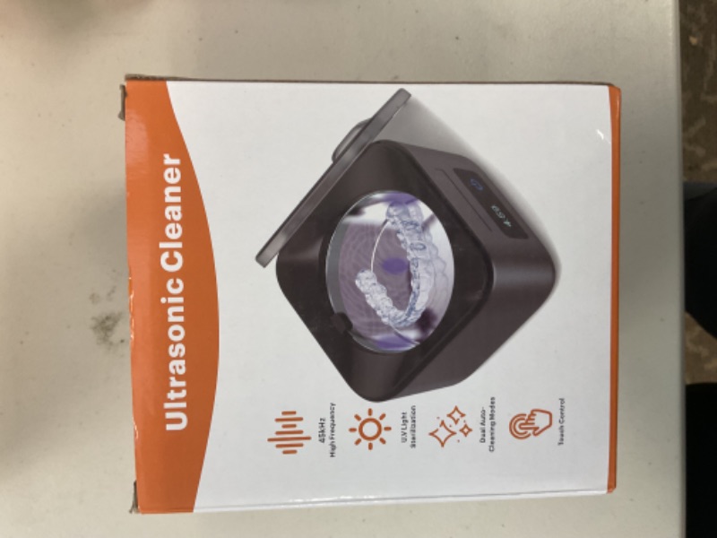 Photo 1 of NotiXas Ultrasonic Retainer Cleaner,45kHz Super Strength Mouthguard Cleaner,Ultrasonic Cleaner Retainer 200ml Suitable For Dentures, Jewelry, Whitening Trays, Toothbrush Heads, Mouth Guards