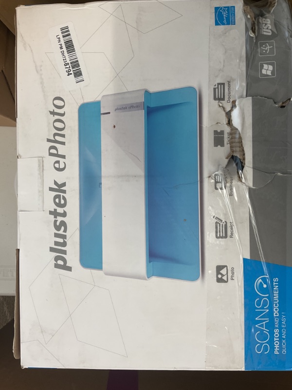 Photo 1 of Plustek Photo Scanner ePhoto Z300, Scans 4x6 inch Photos in 2 Seconds, Auto crop and deskew with CCD Sensor, Supports Mac and PC