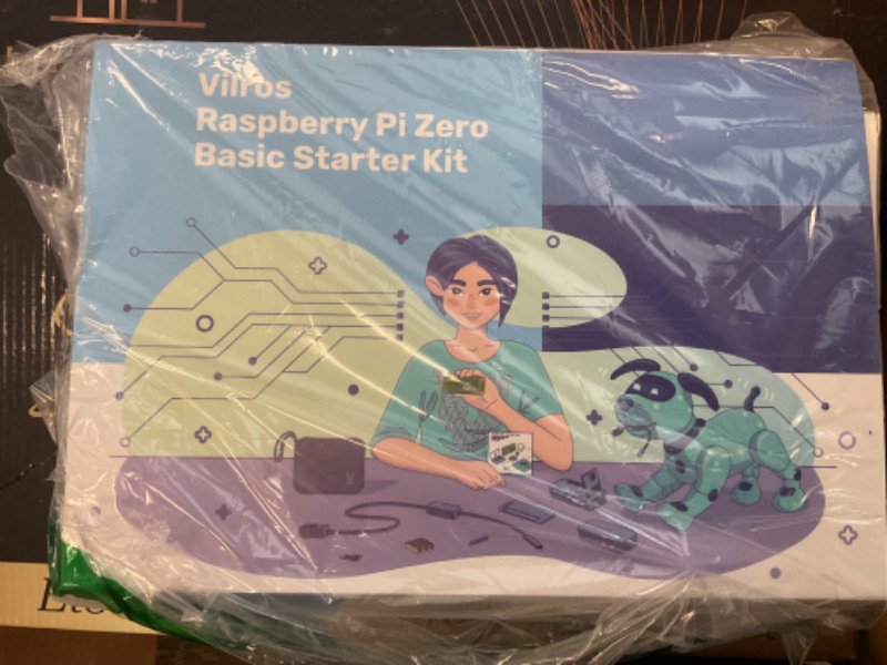 Photo 1 of Vilros Raspberry Pi Zero 2 W Basic Starter Kit with Muti Purpose Case -Incudes Pi Zero 2 W Board, Multi Use Case, Power Supply, HDMI-USB Adapters and More (Black)