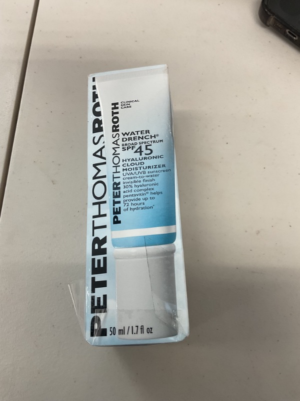 Photo 1 of Peter Thomas Roth | Water Drench® Broad Spectrum SPF 45 Hyaluronic Cloud Moisturizer | SPF Moisturizer For Face, Lightweight Sunscreen For Face