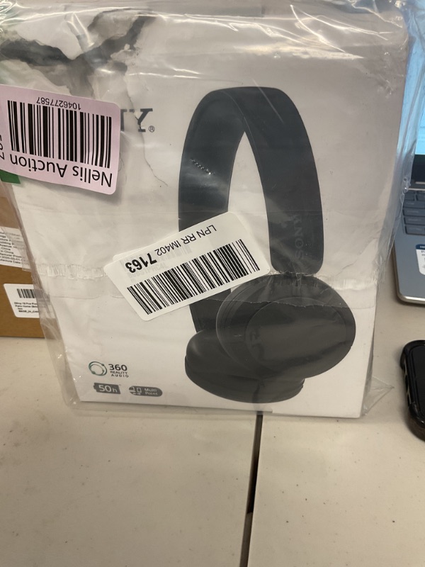 Photo 1 of Sony WH-CH520 Wireless Headphones Bluetooth On-Ear Headset with Microphone, Black New