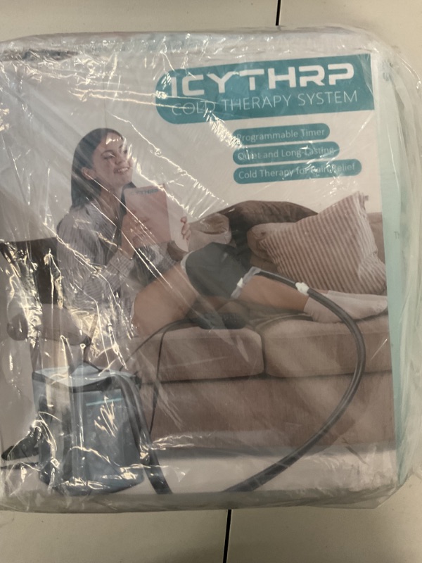 Photo 1 of ICYTHRP Cold Therapy Machine with Programmable Timer, Portable Ice Machine for Knee After Surgery, Knee Replacement Recovery System for Pain Relief w/Compression Pad for Shoulder, Hip and Ankle