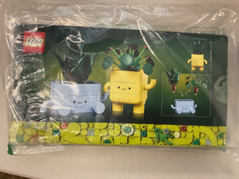 Photo 1 of LEGO Botanicals Happy Plants Building Toy for Kids, Girls, and Boys 9+ - Playroom Decor for Desk or Shelf - Birthday Gift Idea for Young Gardeners - Artificial Indoor Plants for Play & Display - 10349