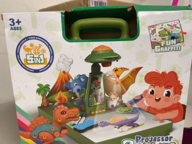 Photo 1 of Drawing Projector for Kids, Tracing Projector for Early Learning Educational Toy Art Supplies, Dinosaur Toys Smart Projection Drawing Board Gift for Boys Girls 6-8 (Green)
