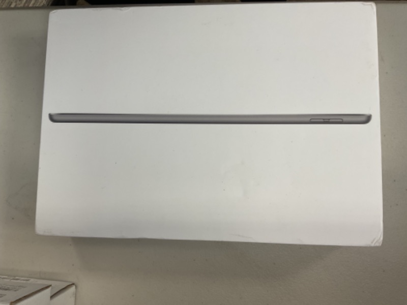 Photo 1 of Apple iPad (9th Generation): with A13 Bionic chip, 10.2-inch Retina Display, 64GB, Wi-Fi, 12MP front/8MP Back Camera, Touch ID, All-Day Battery Life – Space Gray
