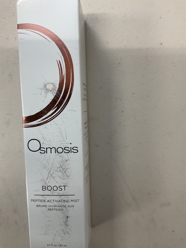 Photo 1 of OSMOSIS BOOST Peptide Activating Hydrating Facial Mist with Hyaluronic Acid for Aging, Pigmented, Sensitive and Dry Skin, 2.7 Fl Oz