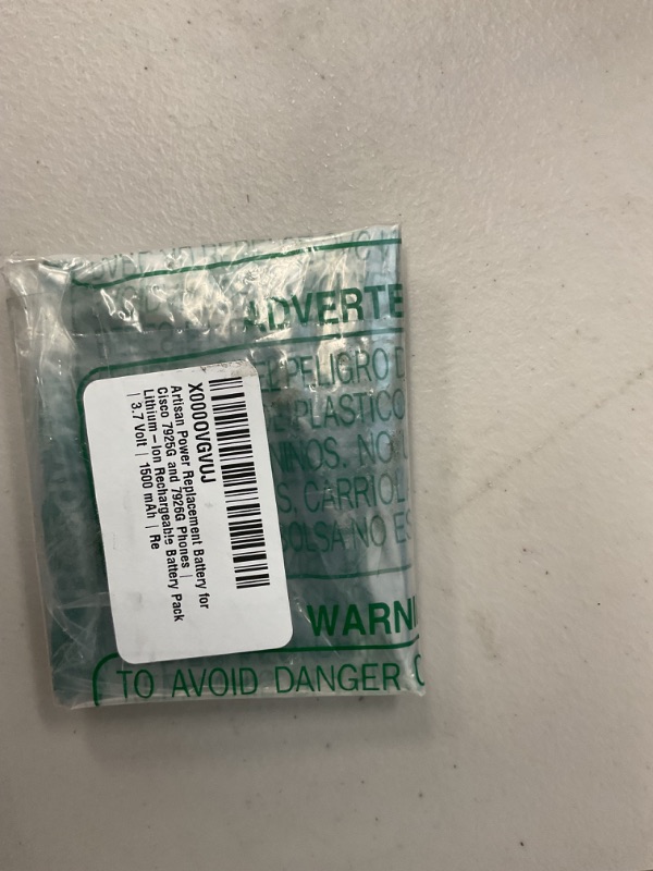 Photo 1 of Replacement Battery for Cisco 7925G & 7926G Phone. Extended Capacity 1500mAh