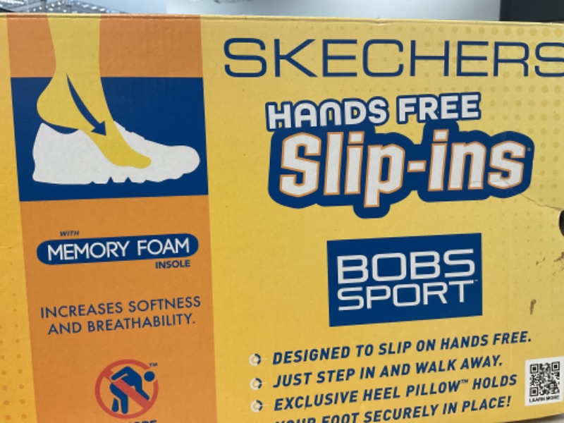 Photo 1 of Skechers Men's Hands Free Slip-ins Bobs Squad Chaos-Daily Hype Sneaker, Grey, 8